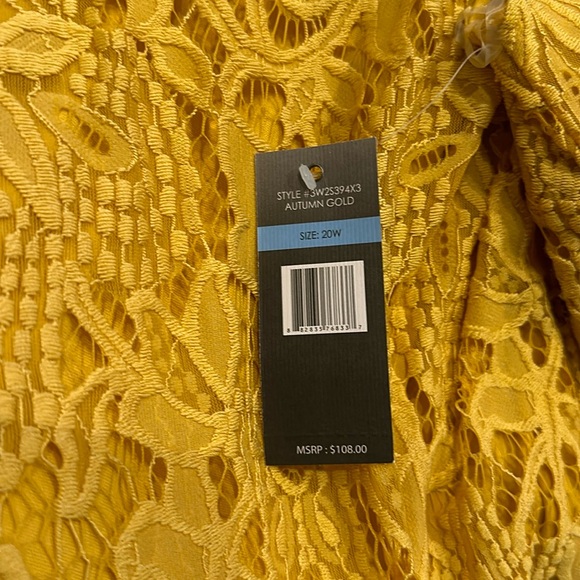 NWT Sharagano Womens color Autumn Gold Boat Neck Fully Lined - Picture 7 of 7